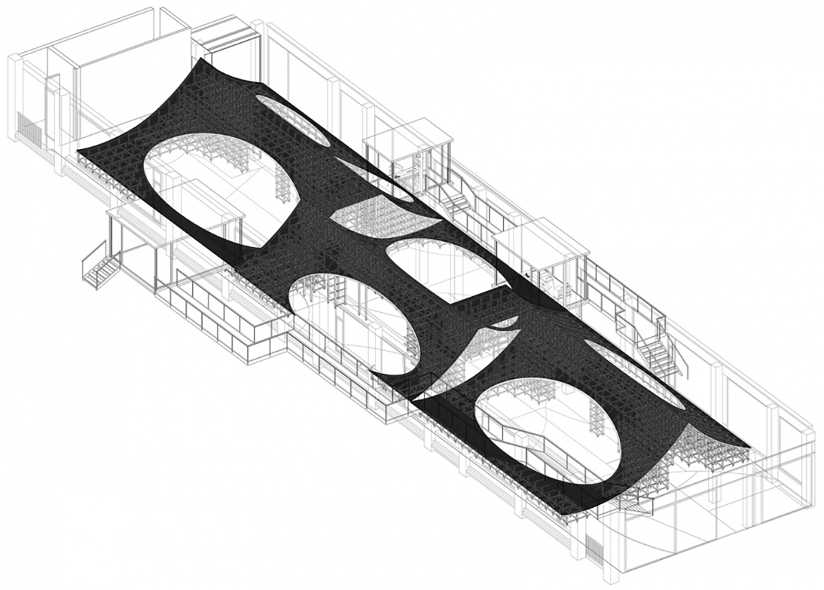 11“书山”总体空间结构，drawing of overall structure © 植田·田之间建筑.jpg