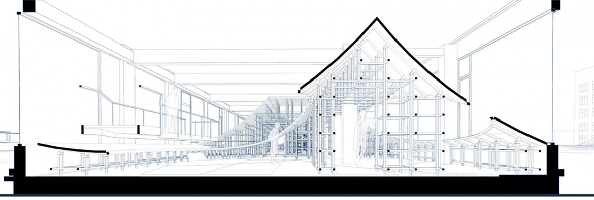 33内部空间剖面，section © 植田·田之间建筑.jpg